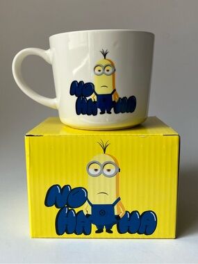 NIB Illumination’s Minion Ceramic Mug Limited Edition Burger King Portugal Gifts